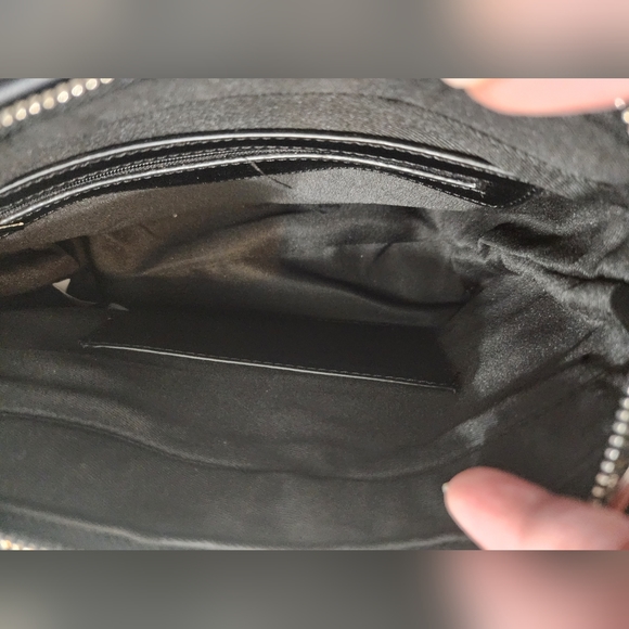 Le Chateau black and white plaid purse NWOT - Picture 3 of 5